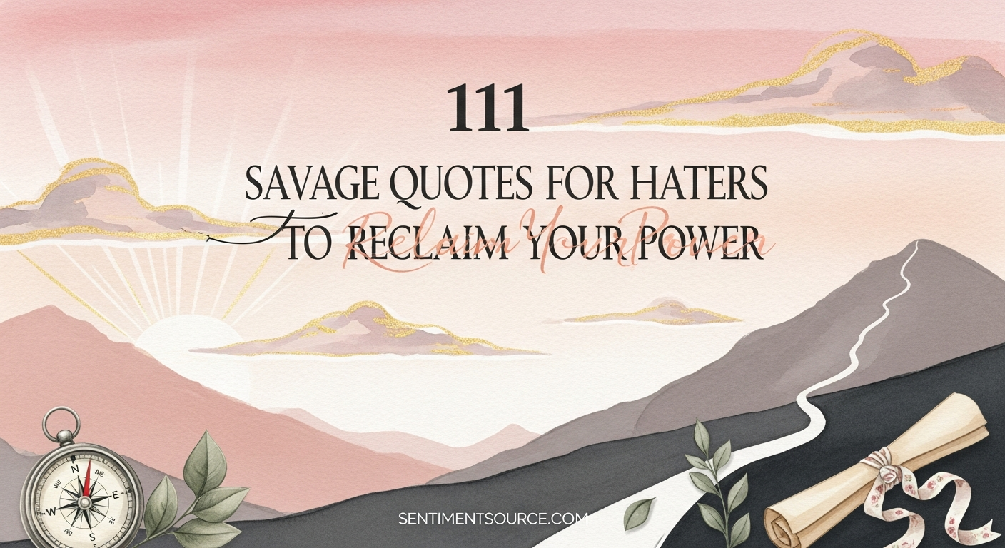 111 Savage Quotes for Haters to Reclaim Your Power