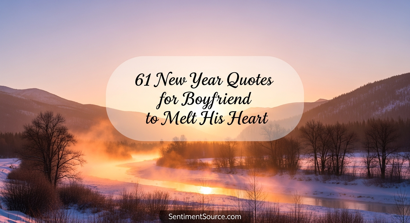 61 New Year Quotes for Boyfriend to Melt His Heart