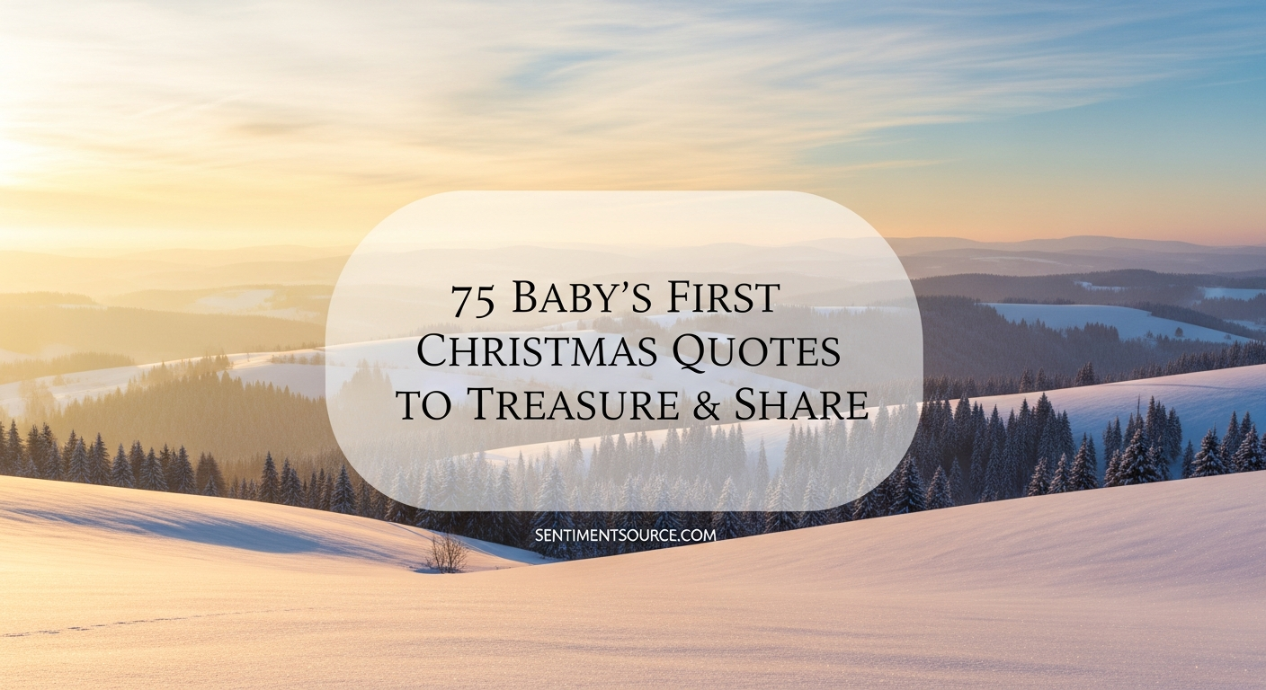 75 Baby's First Christmas Quotes to Treasure & Share
