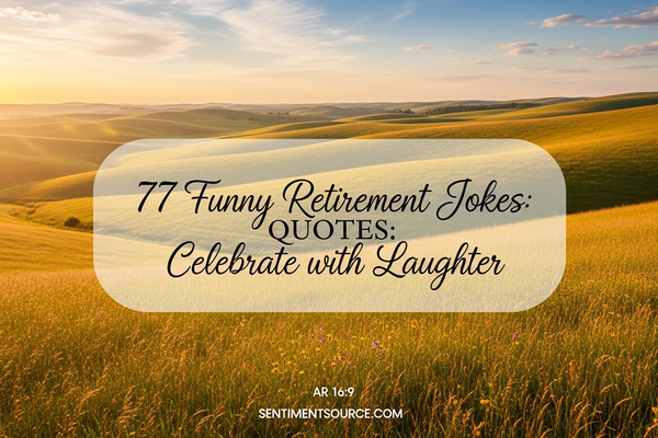 77 Funny Retirement Jokes Quotes: Celebrate with Laughter