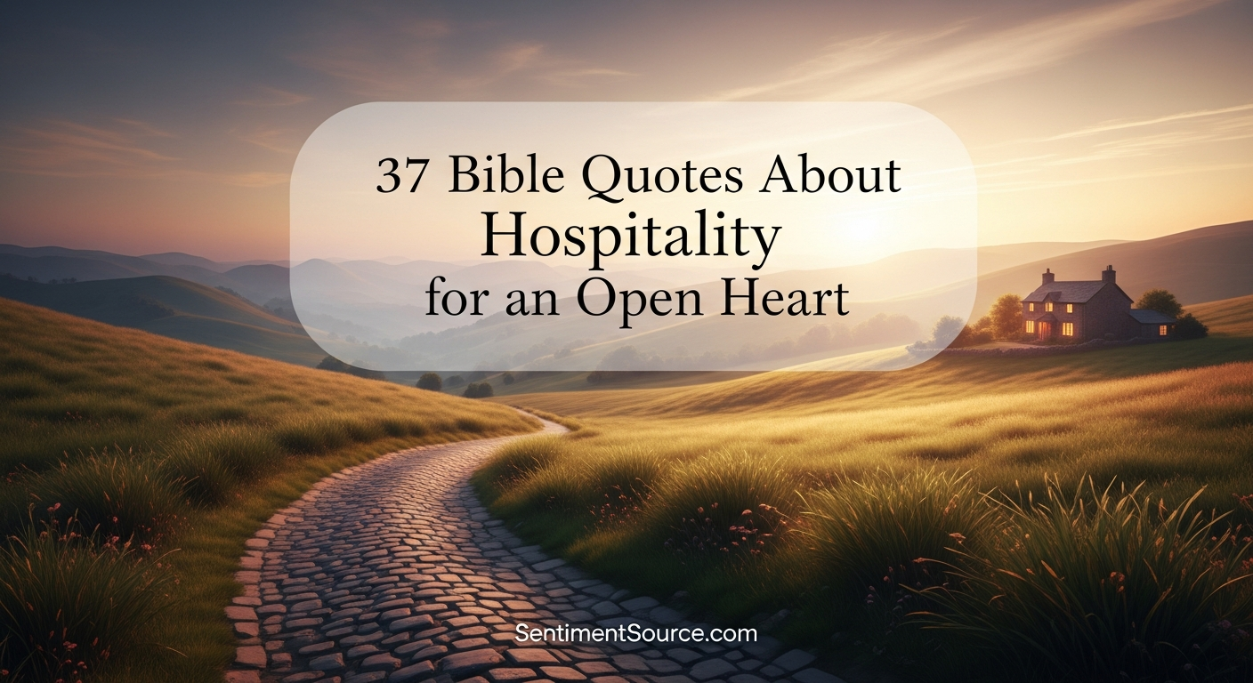 37 Bible Quotes About Hospitality for an Open Heart