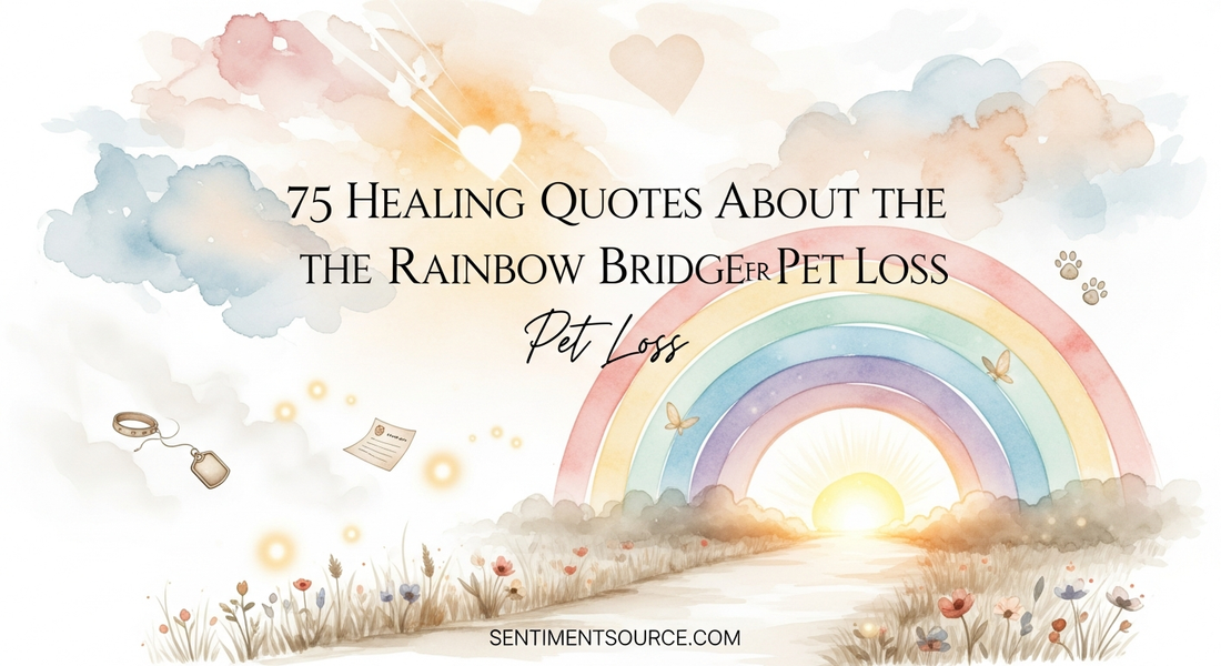 75 Healing Quotes About the Rainbow Bridge for Pet Loss
