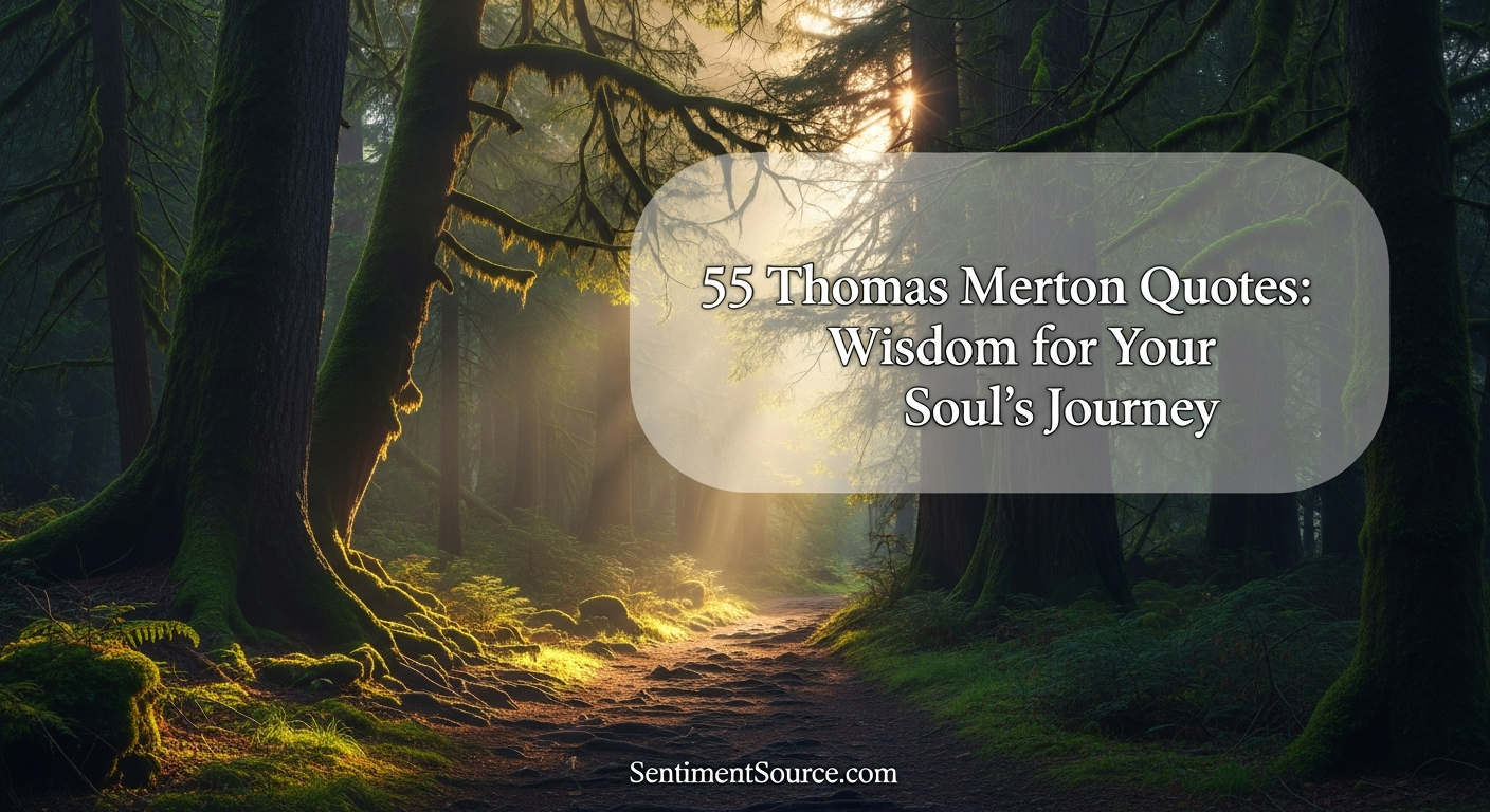 55 Thomas Merton Quotes: Wisdom for Your Soul's Journey