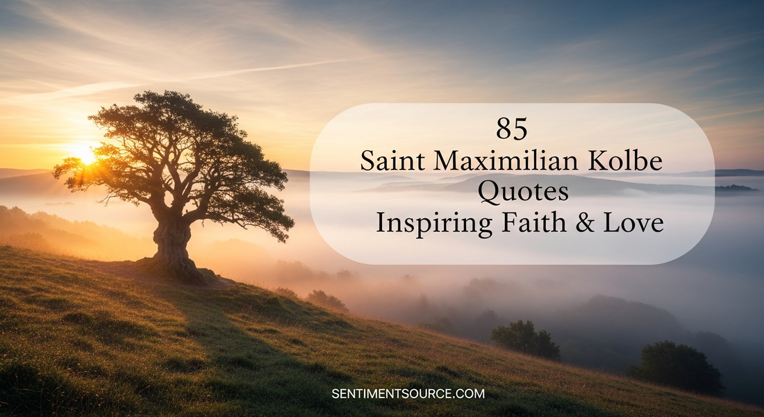 85 Saint Maximilian Kolbe Quotes Inspiring Faith & Love