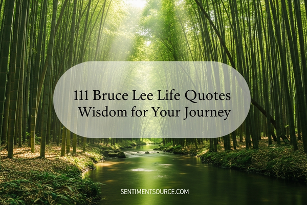 111 Bruce Lee Life Quotes Wisdom for Your Journey
