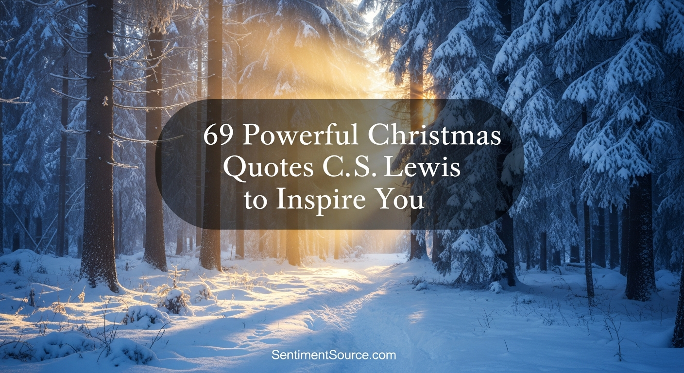 69 Powerful Christmas Quotes C S Lewis to Inspire You