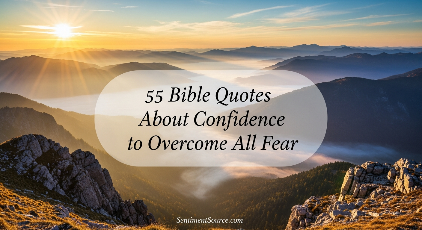 55 Bible Quotes About Confidence to Overcome All Fear