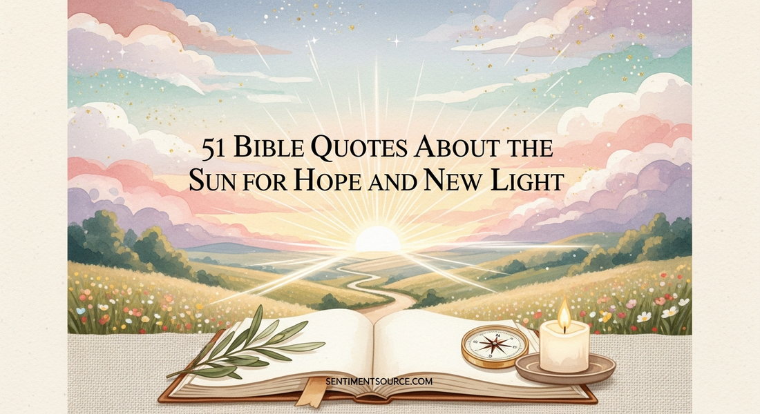 51 Bible Quotes About Sun for Hope and New Light