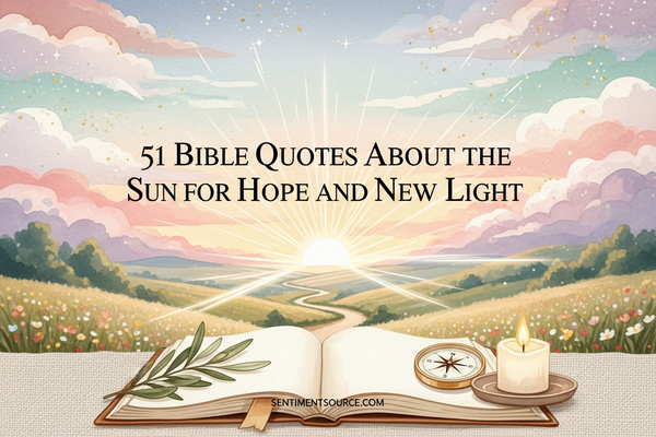 51 Bible Quotes About Sun for Hope and New Light