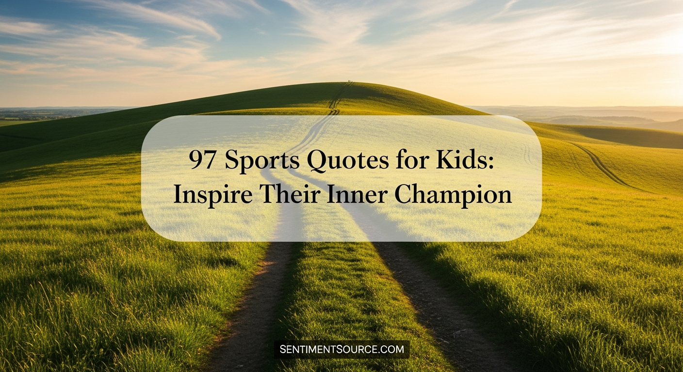 97 Sports Quotes for Kids: Inspire Their Inner Champion