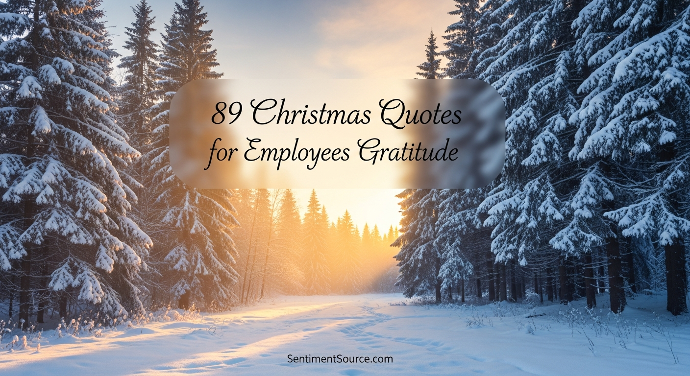 89 Christmas Quotes for Employees Gratitude