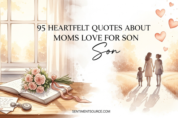 95 Heartfelt Quotes About Moms Love for Son