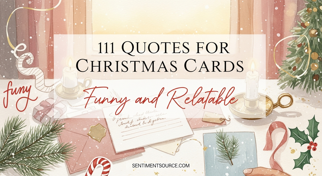 111 Quotes for Christmas Cards Funny and Relatable