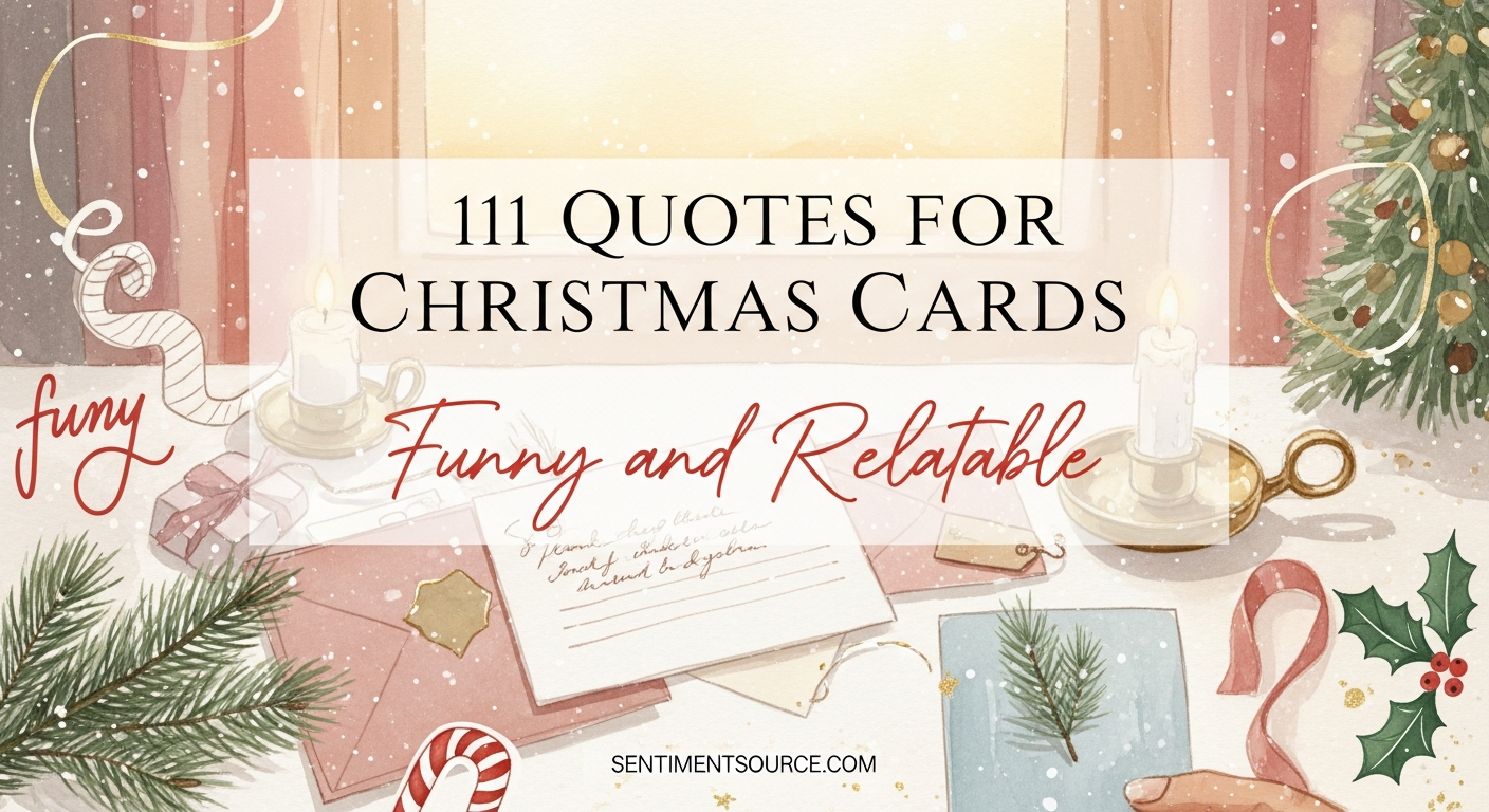 111 Quotes for Christmas Cards Funny and Relatable