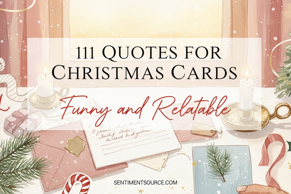 111 Quotes for Christmas Cards Funny and Relatable
