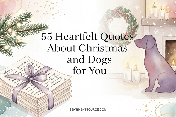 55 Heartfelt Quotes About Christmas and Dogs for You
