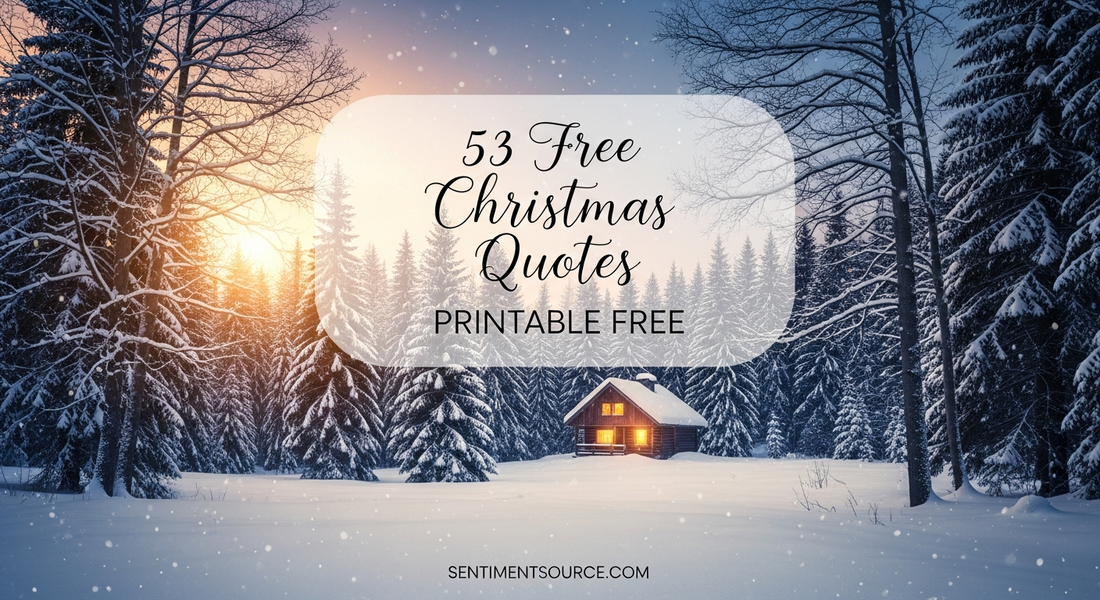 53 Free Christmas Quotes Printable Free
