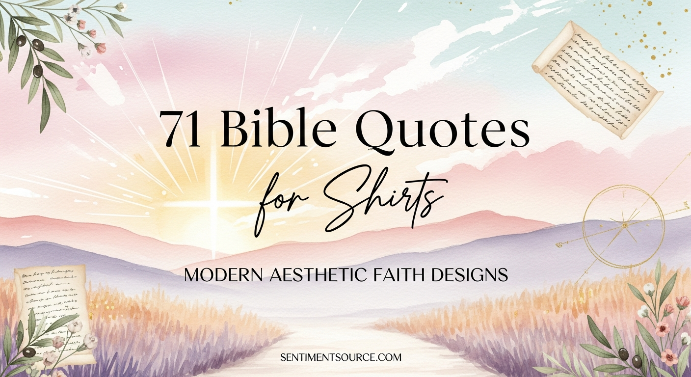 71 Bible Quotes for Shirts Modern Aesthetic Faith Designs