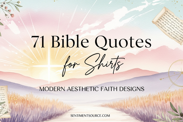 71 Bible Quotes for Shirts Modern Aesthetic Faith Designs