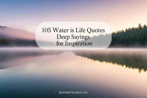 105 Water is Life Quotes Deep Sayings for Inspiration