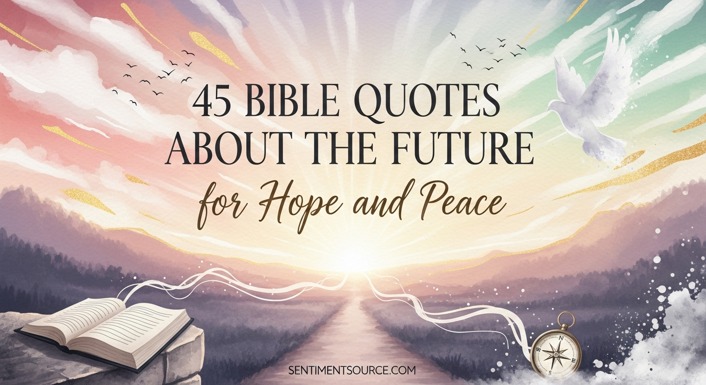 45 Bible Quotes About the Future for Hope and Peace