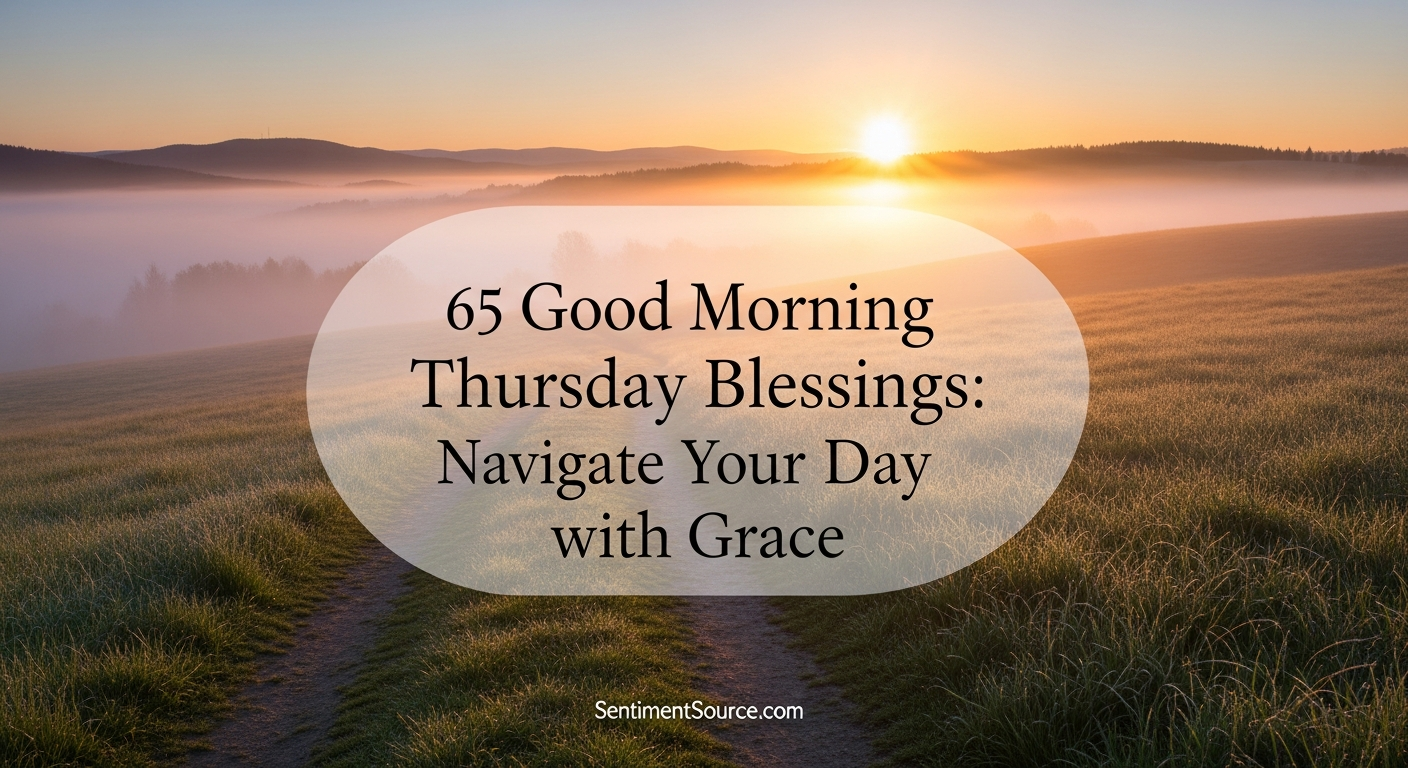65 Good Morning Thursday Blessings: Navigate Your Day with Grace