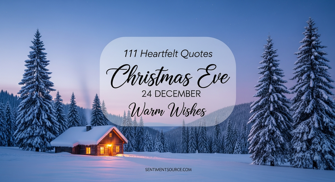 111 Heartfelt Quotes Christmas Eve 24 December Warm Wishes