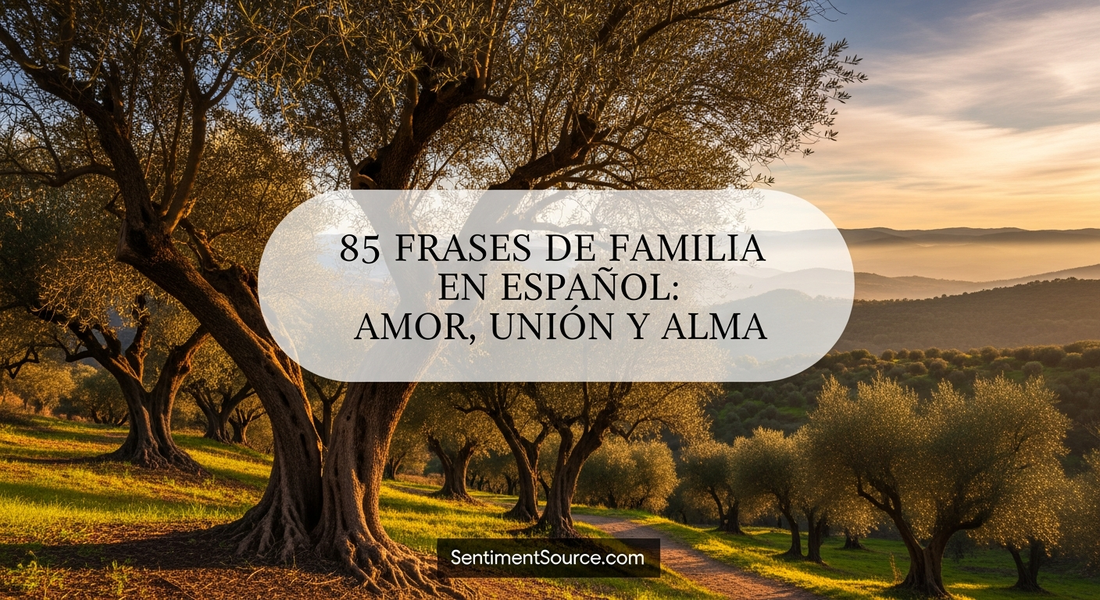 85 Frases de Familia en Español: Amor, Unión y Alma