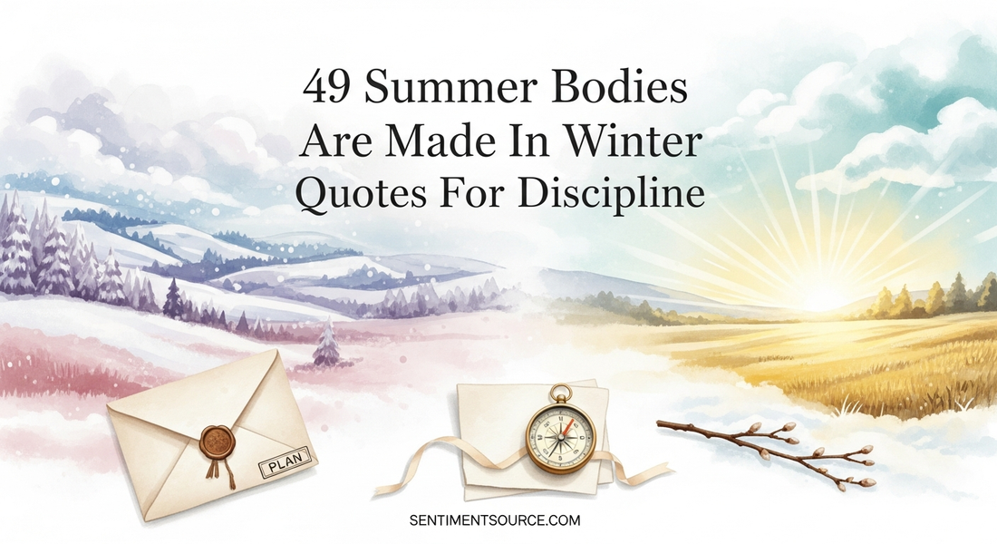 49 Summer Bodies Are Made In Winter Quotes For Discipline