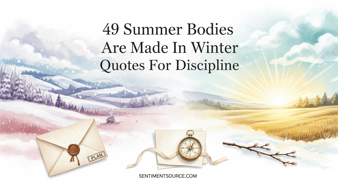 49 Summer Bodies Are Made In Winter Quotes For Discipline