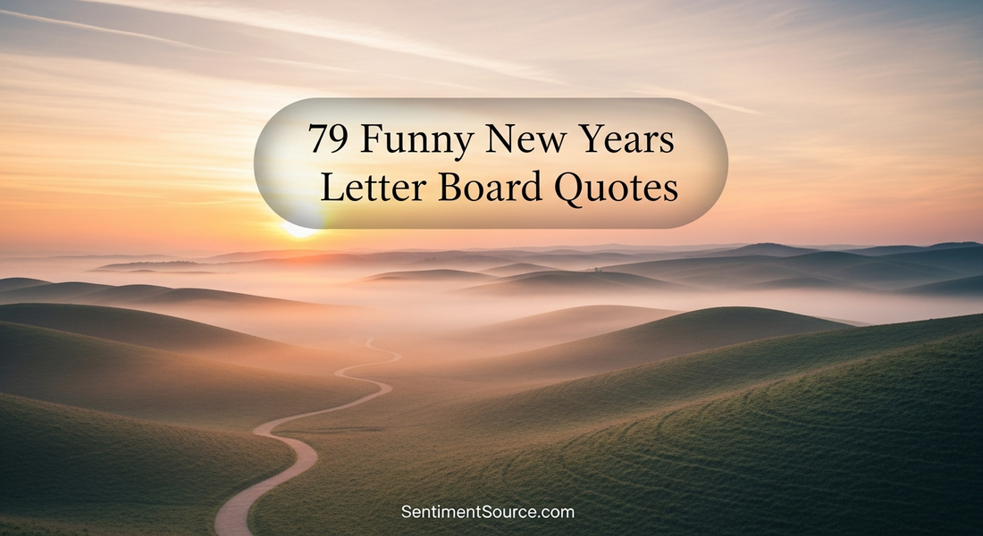 79 Funny New Years Letter Board Quotes