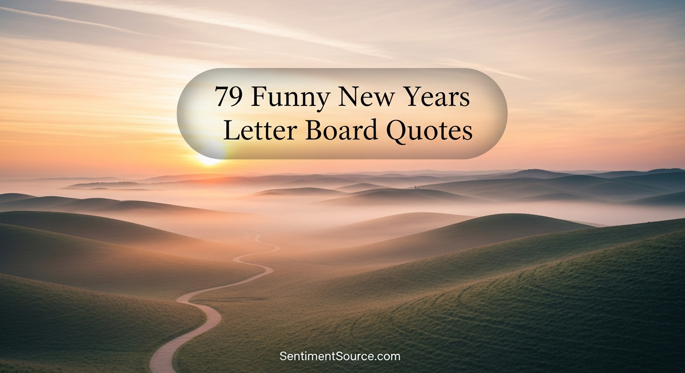 79 Funny New Years Letter Board Quotes