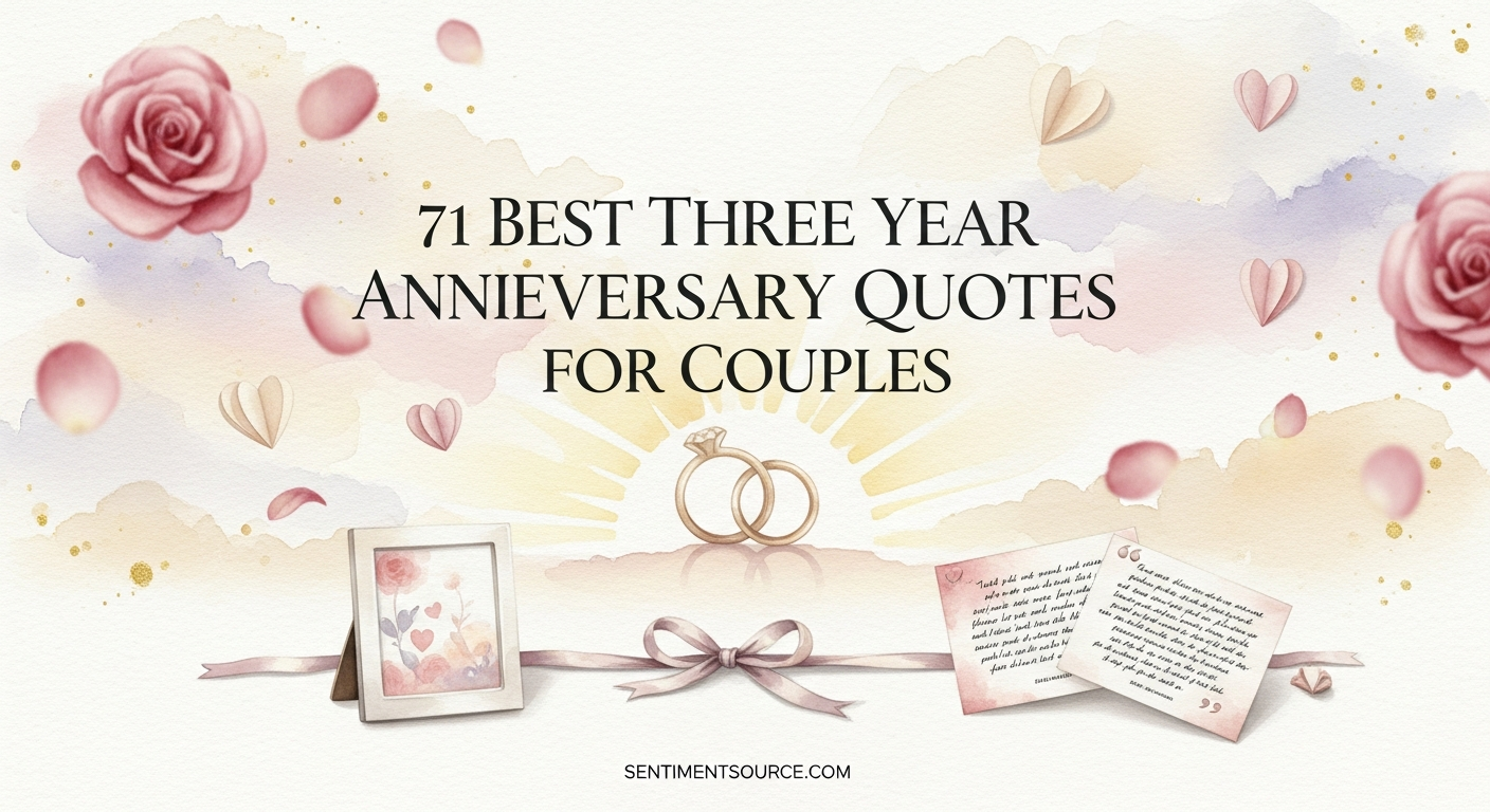 71 Best Three Year Anniversary Quotes for Couples