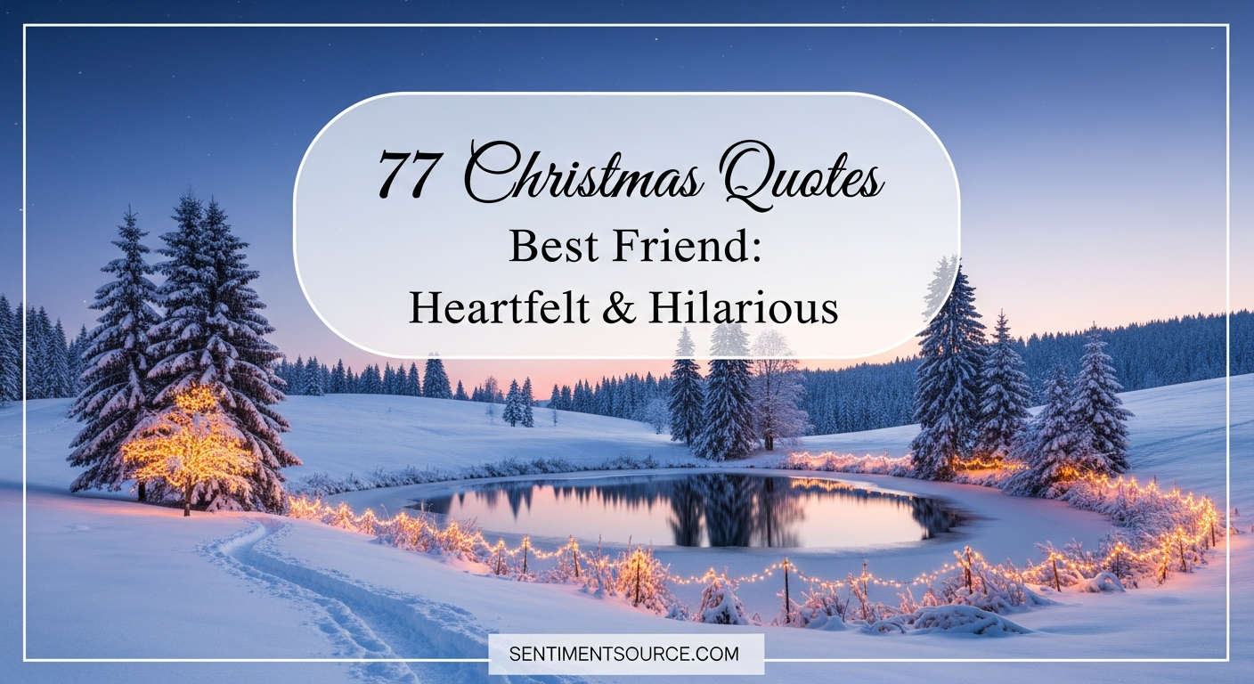 77 Christmas Quotes Best Friend: Heartfelt & Hilarious