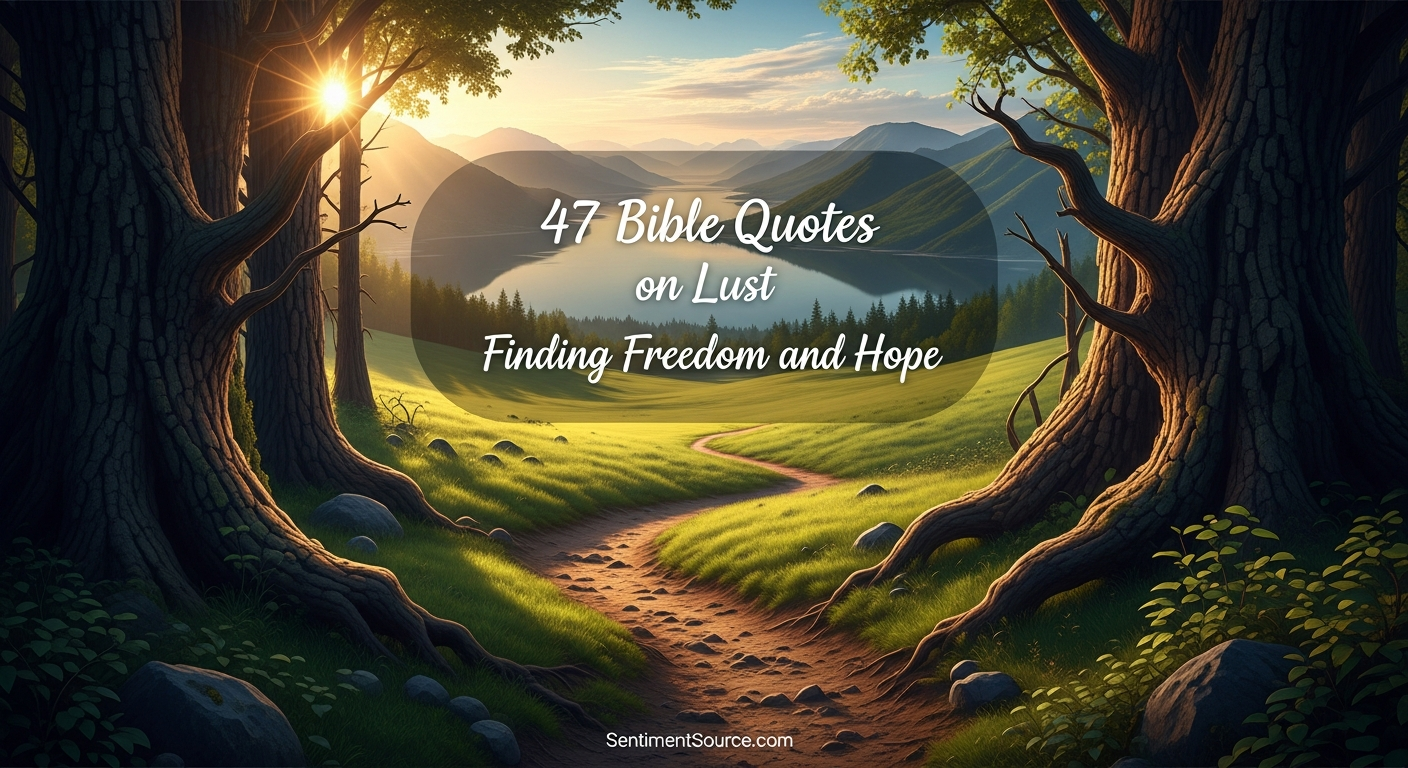 47 Bible Quotes on Lust Finding Freedom and Hope