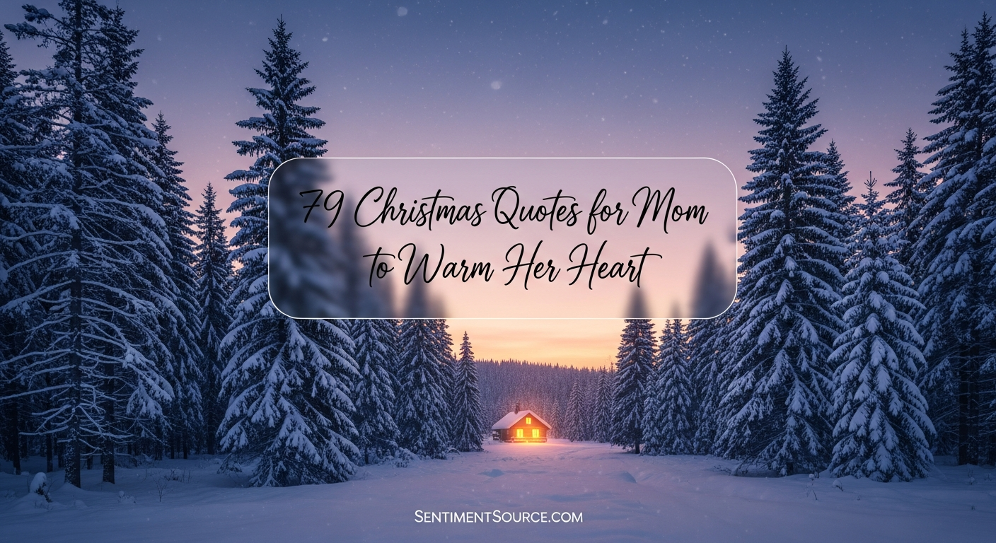 79 Christmas Quotes for Mom to Warm Her Heart