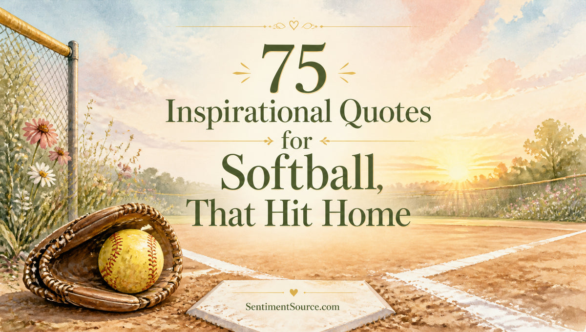 75 Inspirational Quotes for Softball That Hit Home