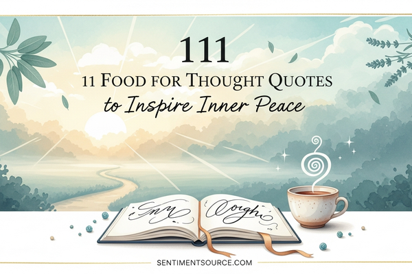 111 Food for Thought Quotes to Inspire Inner Peace