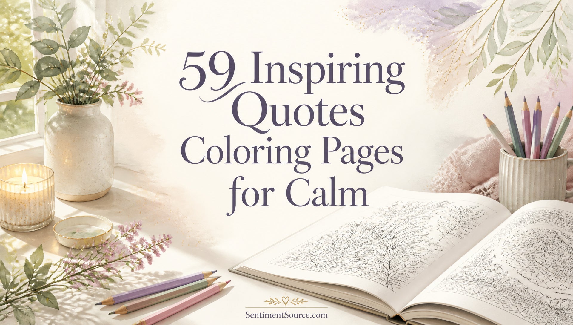 59 Inspiring Quotes Coloring Pages for Calm – SentimentSource
