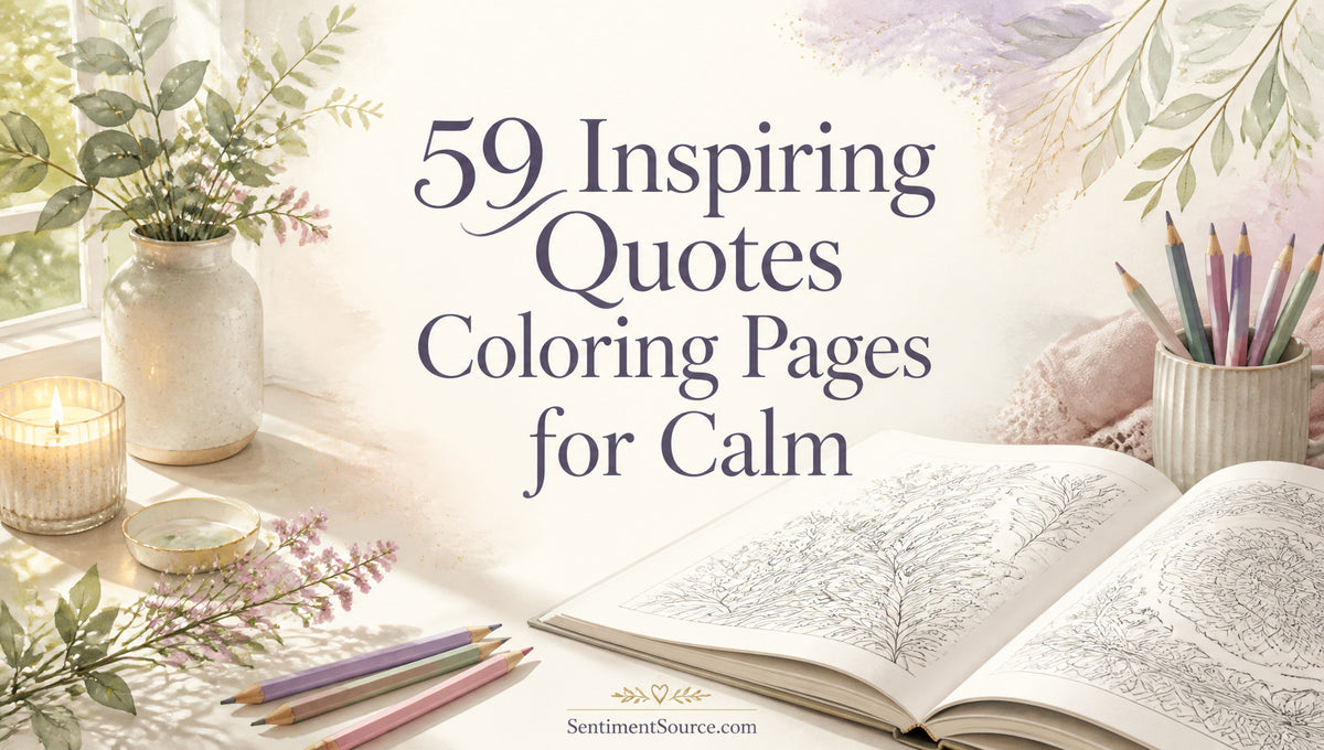 59 Inspiring Quotes Coloring Pages for Calm – SentimentSource