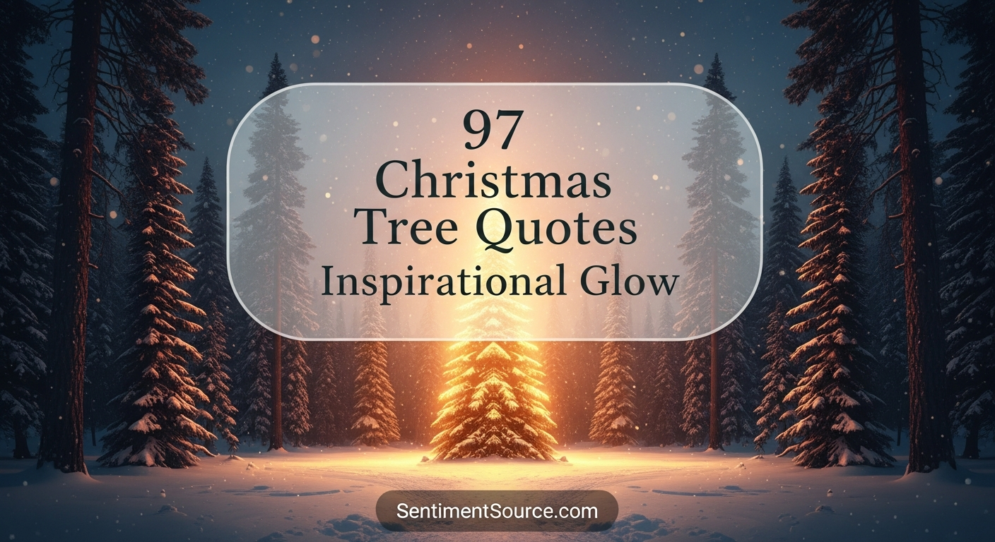 97 Christmas Tree Quotes Inspirational Glow