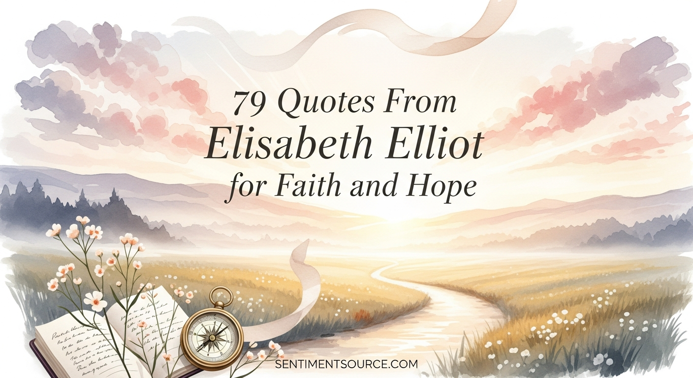 79 Quotes From Elisabeth Elliot for Faith and Hope