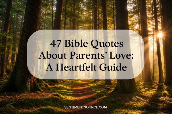 47 Bible Quotes About Parents' Love: A Heartfelt Guide