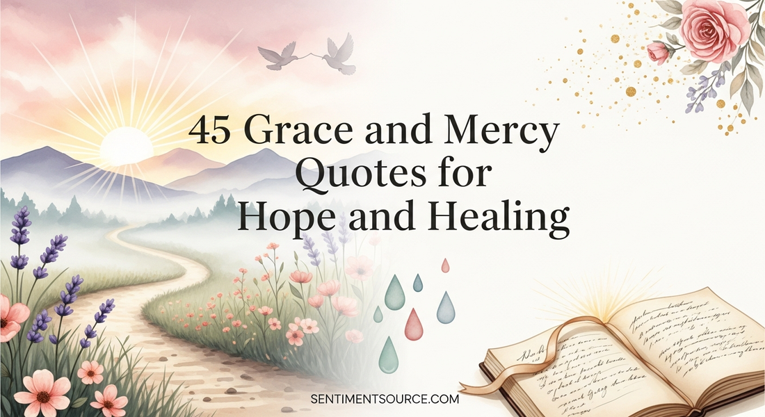 45 Grace and Mercy Quotes for Hope and Healing