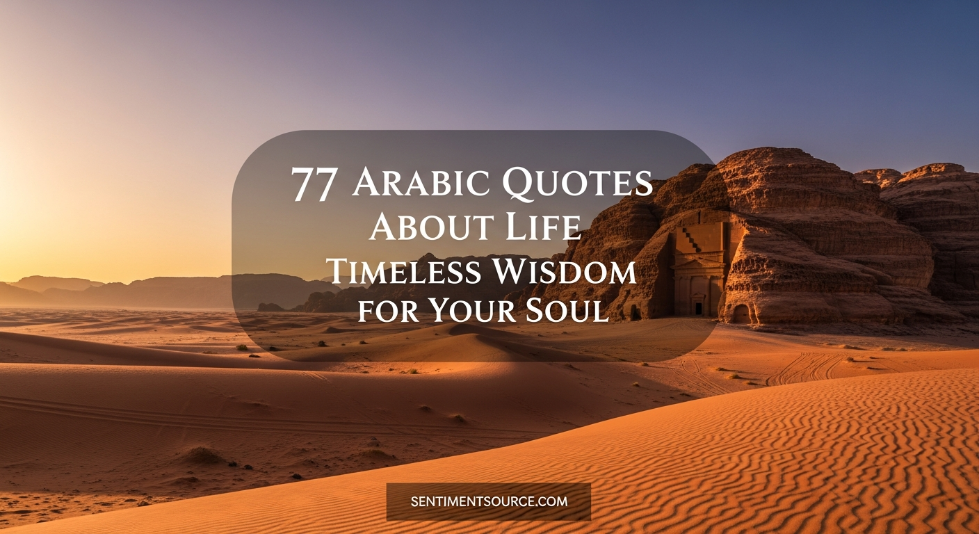 77 Arabic Quotes About Life Timeless Wisdom for Your Soul