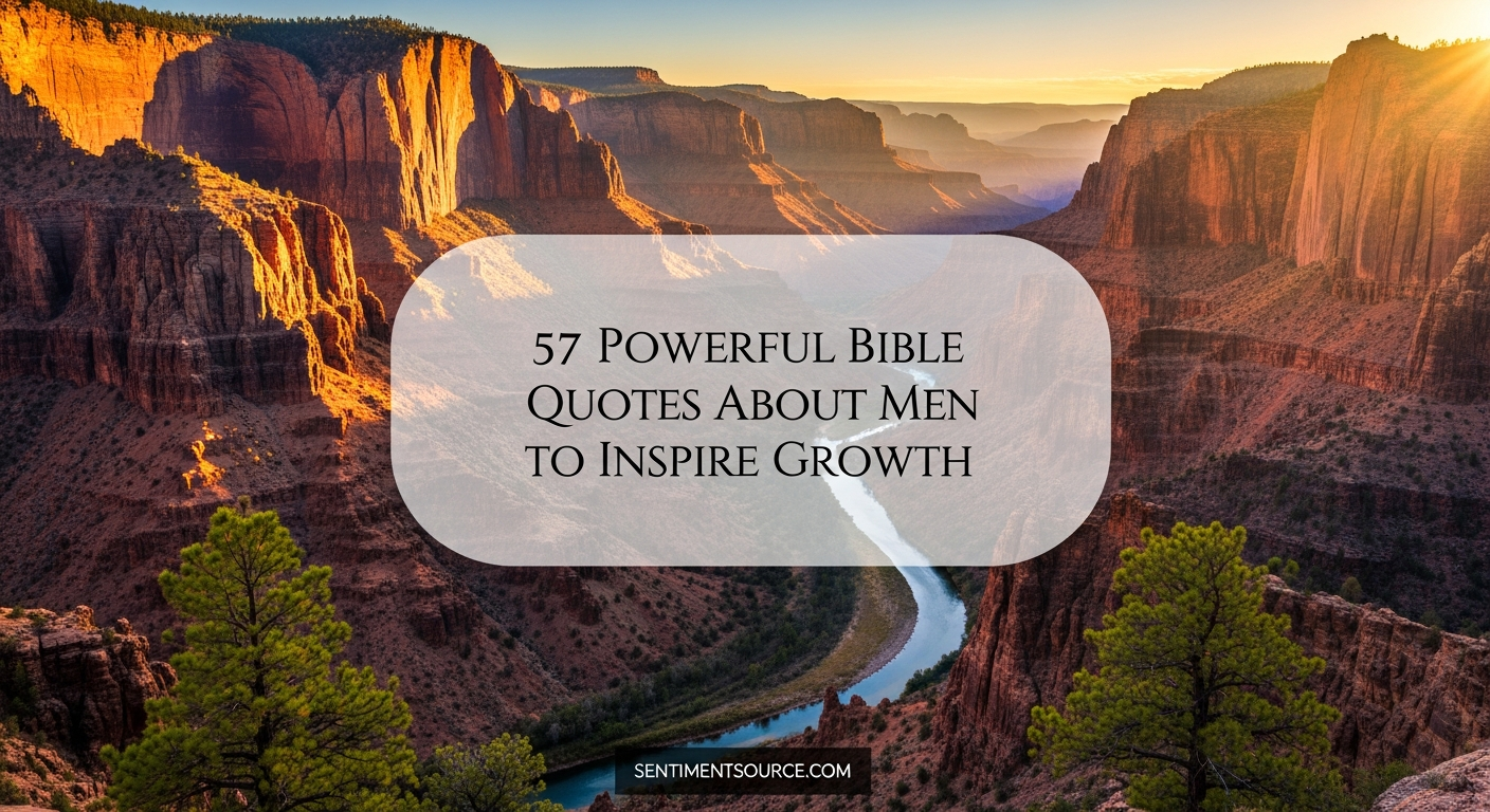 57 Powerful Bible Quotes About Men to Inspire Growth