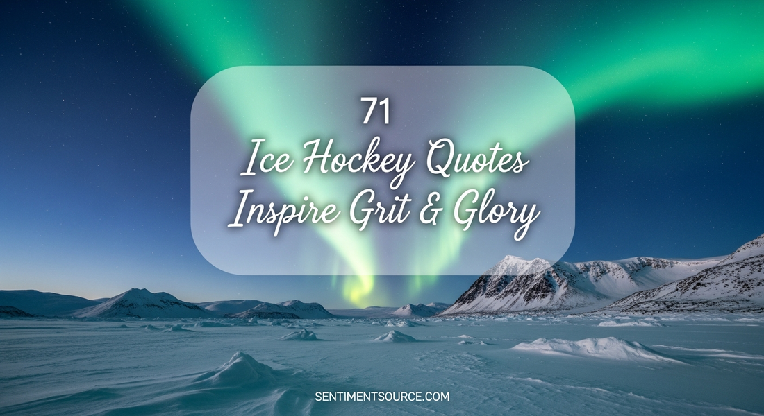 71 Ice Hockey Quotes Inspire Grit & Glory