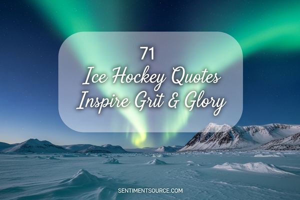 71 Ice Hockey Quotes Inspire Grit & Glory