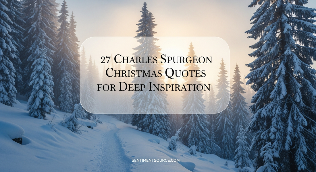 27 Charles Spurgeon Christmas Quotes for Deep Inspiration